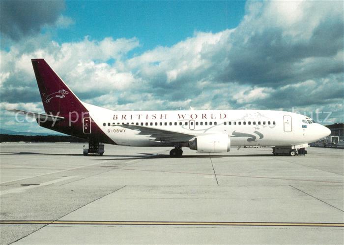 Flugzeuge Zivil British World Boeing 737-3S3 G-OBWY cn 24059