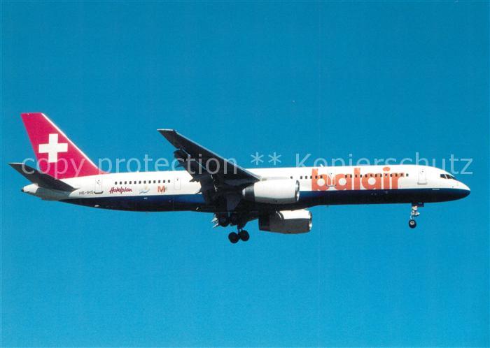 Flugzeuge Zivil Balair Boeing 757-2G5 HB-IHS cn 30394