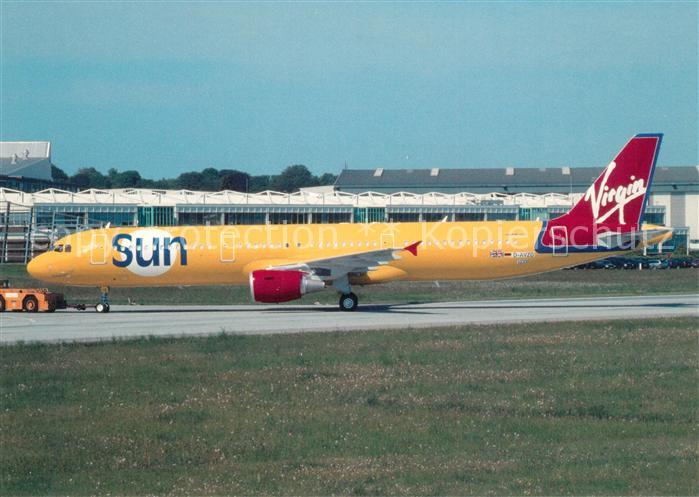 Flugzeuge Zivil Virgin Airline A321-211 D-AVZD cn 1233