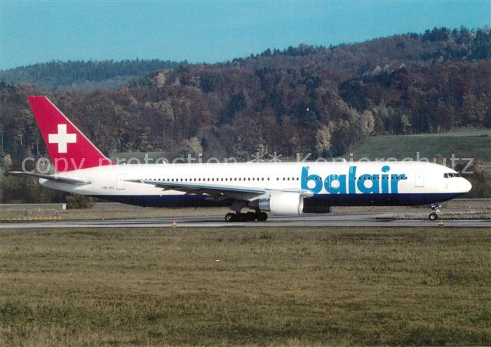 Flugzeuge Zivil Balair Boeing 767-3G5 HB-IHV cn 30564