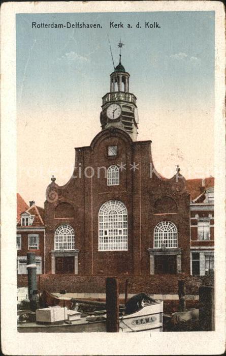 Rotterdam Delfshaven Kerk Kolk