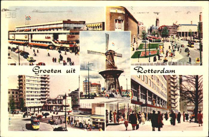 Rotterdam Teilansichten Molen Strassenbahn