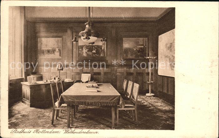 Rotterdam Stadhuis Wethouderkamer