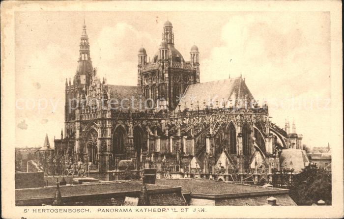 S-Hertogenbosch Panorama Kathedrale St. Jan