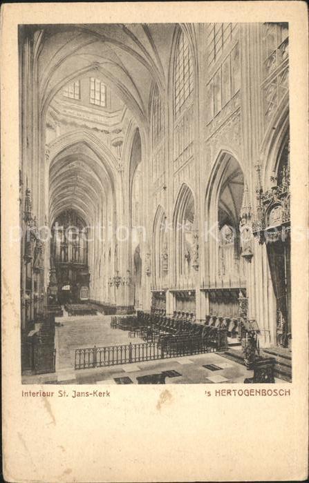 S-Hertogenbosch Interieur St Jans Kerk