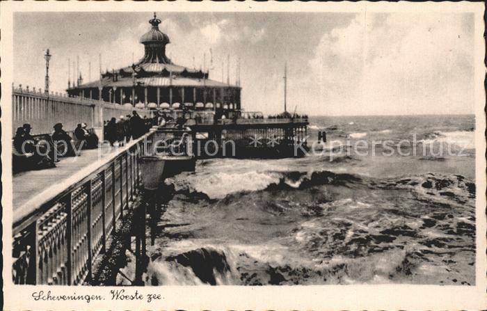 Scheveningen Woeste zee