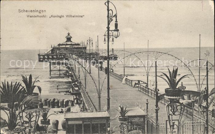 Scheveningen Wandelhoofd Konigin Wilhelmina