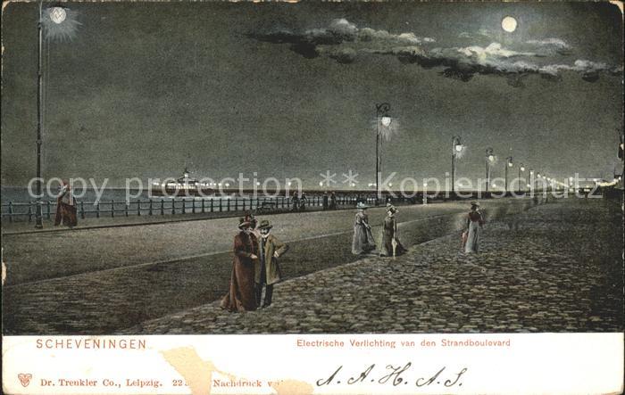 Scheveningen Electrische Verlichting Strandboulevard