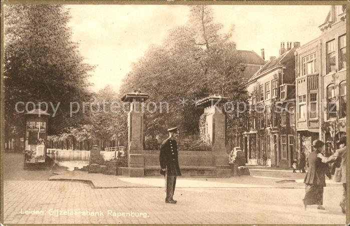 Leiden Gijzelaarsbank Rapenburg