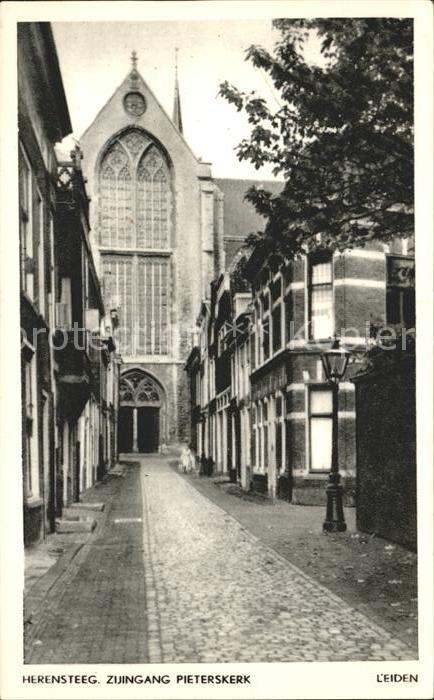 Leiden Herensteeg Zijngang Pieterskerk