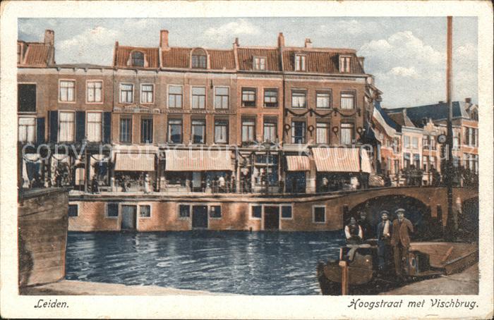 Leiden Hoogstraat Vischbrug