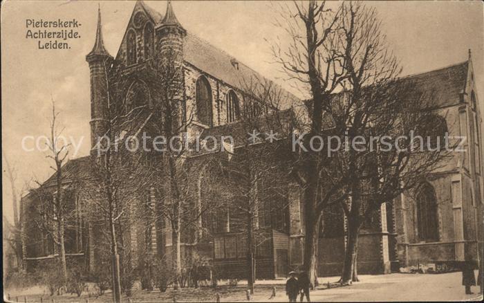 Leiden Pieterskerk Achterzijde