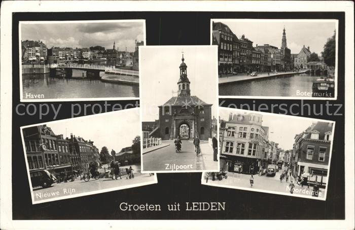 Leiden Botemarkt Zijlpoort Rijn Haven