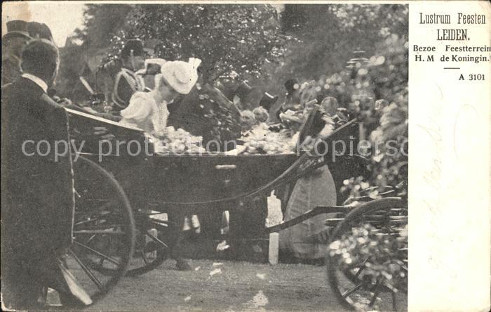 Leiden Lustrum Feesten Bezoe Feestterrein Konigin