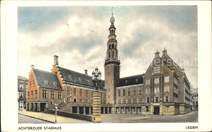 Leiden Achterzijde Stadhuis