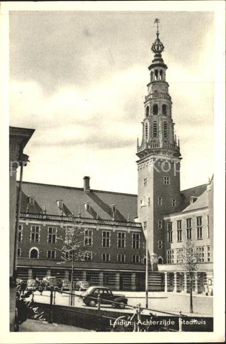 Leiden Achterzijde Stadhuis