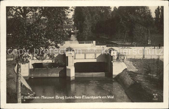 Eindhoven Netherlands Brug tusschen Elzentpark en Wal