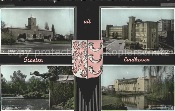 Eindhoven Netherlands Philipsgebouwen Museum Gemeentehuis Radio Monument