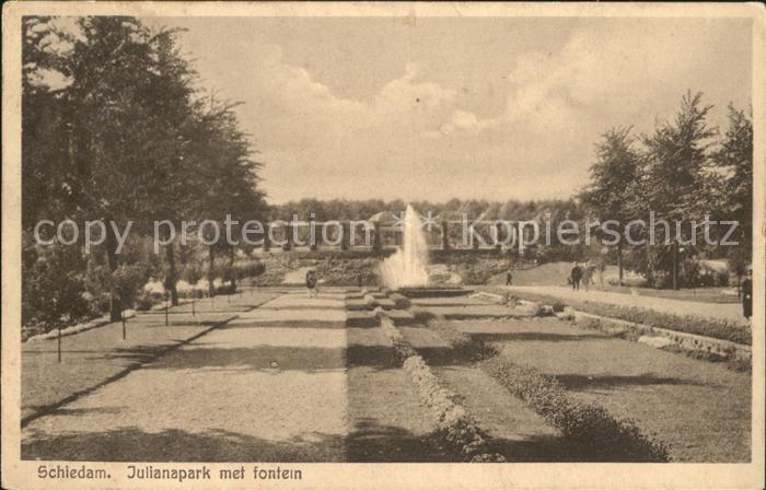 Schiedam Julianapark fonten