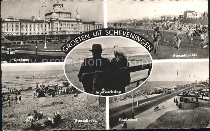 Scheveningen Straanddrucke Boulevard Stanleven Kurhaus