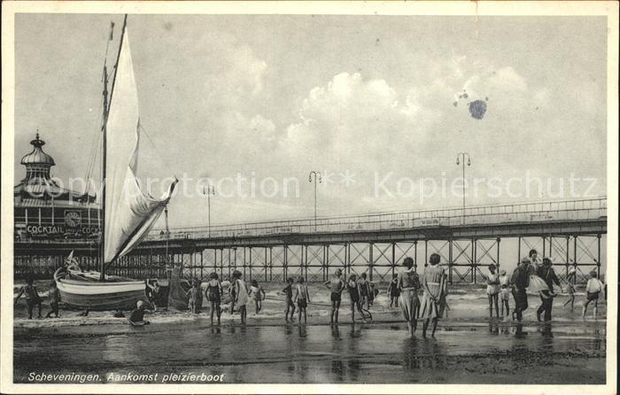 Scheveningen Aankomst pleizierboot