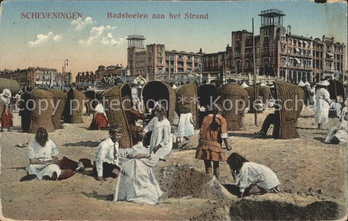 Scheveningen Badstoelen Strand