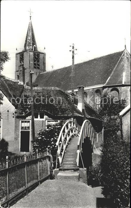Noordeloos Partie an der Kirche Bruecke