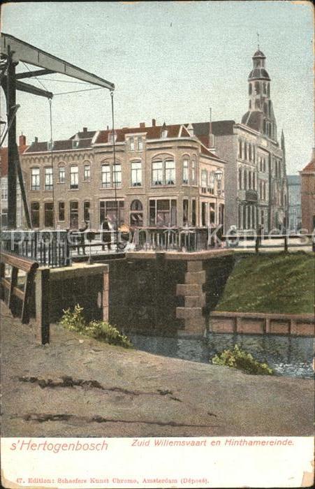 s Hertogenbosch Herzogenbusch Zuid Willemsvaart en Hinthamereinde Bruecke