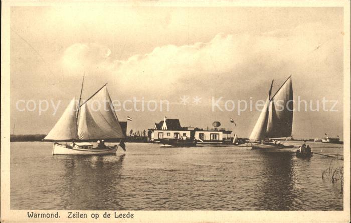 Warmond Zeilen op de Leede Segelboot