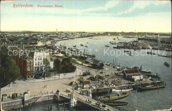 Rotterdam Panorama Maas