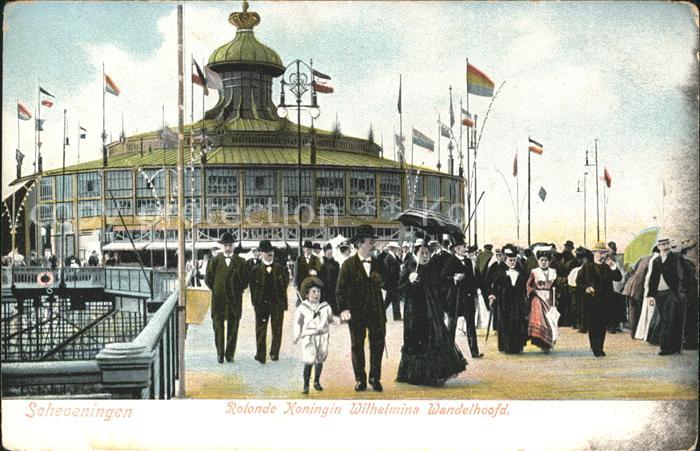 Scheveningen Rotonde Koningin Wilhelmina Wandelhoofd