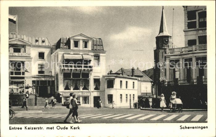 Scheveningen Entree Keizerstraat met Oude Kerk