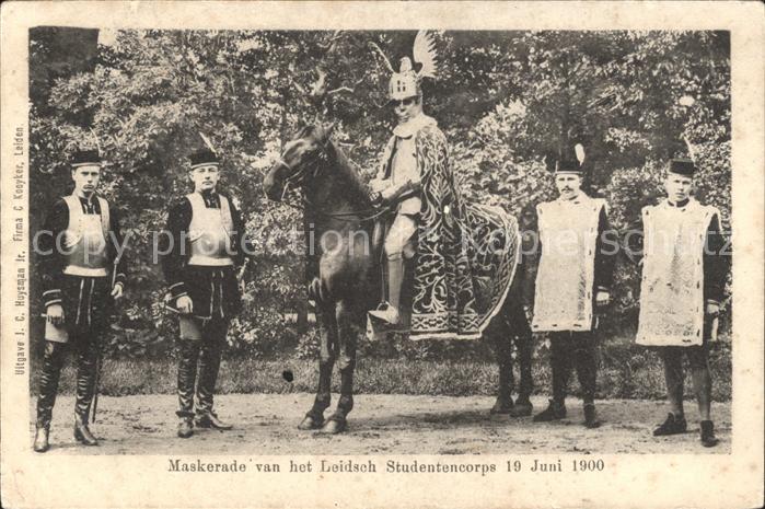 Leiden Maskerade van het Leidsch Studentencorps 19. Juni 1900