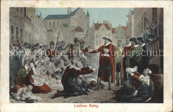 Leiden Leidens Beleg Kuenstlerkarte