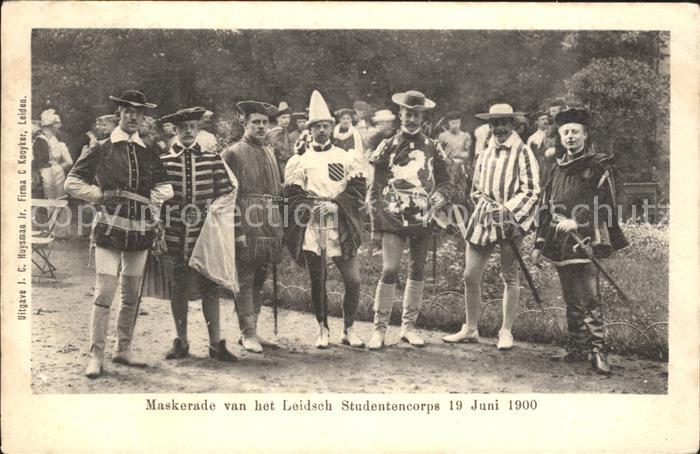 Leiden Maskerade van het Leidsch Studentencorps 19. Juni 1900