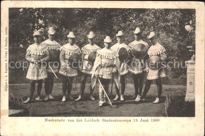 Leiden Maskerade van het Leidsch Studentencorps 19. Juni 1900