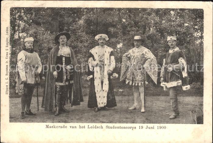 Leiden Maskerade van het Leidsch Studentencorps 19. Juni 1900
