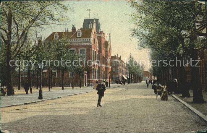 Leiden Doezastraat met Gimnazium