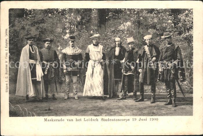 Leiden Maskerade van het Leidsch Studentencorps 19. Juni 1900