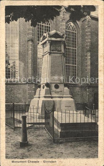 Ginneken Monument Chassee Denkmal
