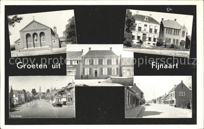 Fijnaart Kerk Pastorie Zusterhuis Voorstraat Raadhuis Molenstraat