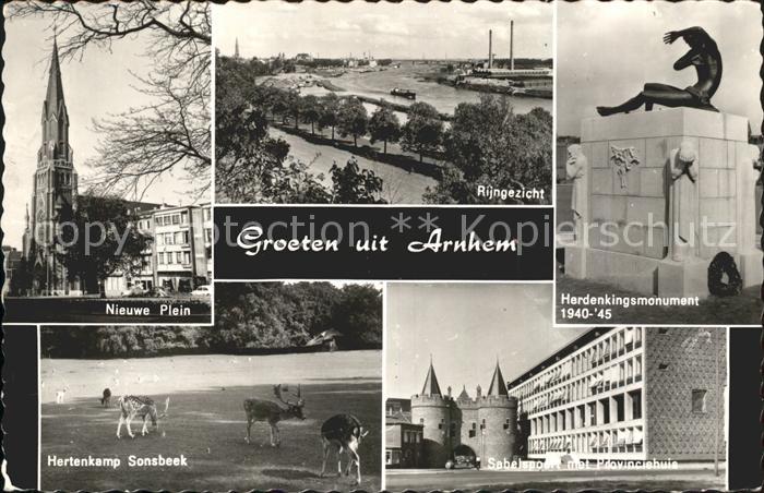 Arnhem Herdenkingsmonument Rijn Sonsbeek Nieuwe Plein