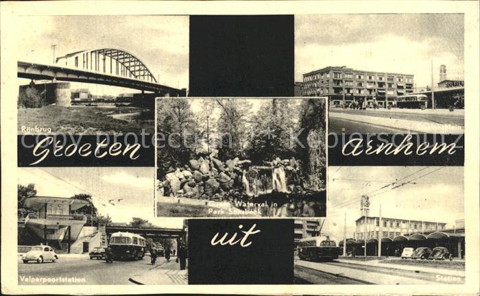 Arnhem Rijnbrug Velperpoortstation Waterval