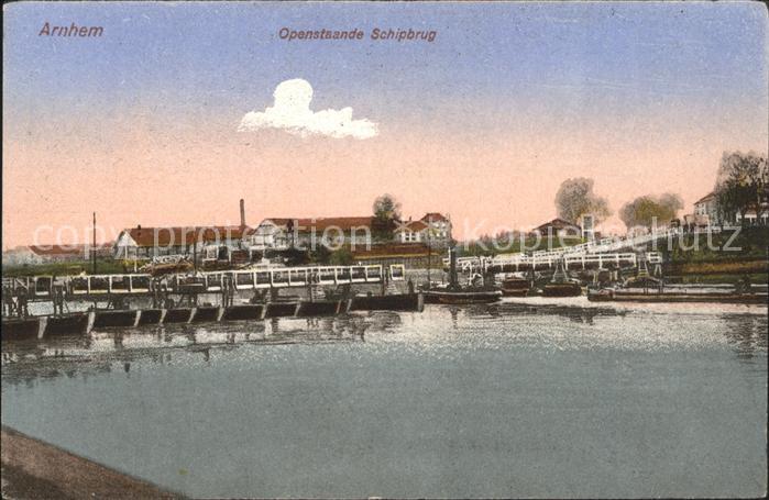 Arnhem Openstaande Schipbrug