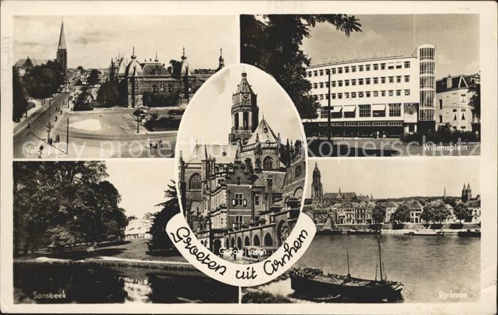 Arnhem Sonsbeek Rijn Willemsplein Toren