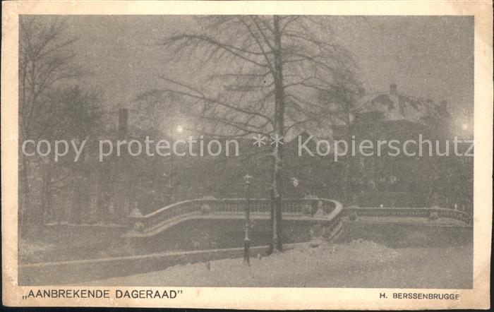 Den Haag Aanbrekende Dageraasd Boschbrug