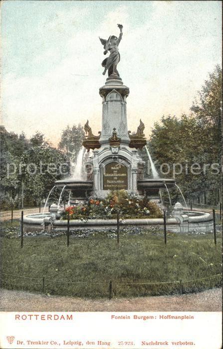 Rotterdam Fontein Burgem Hoffmanplein