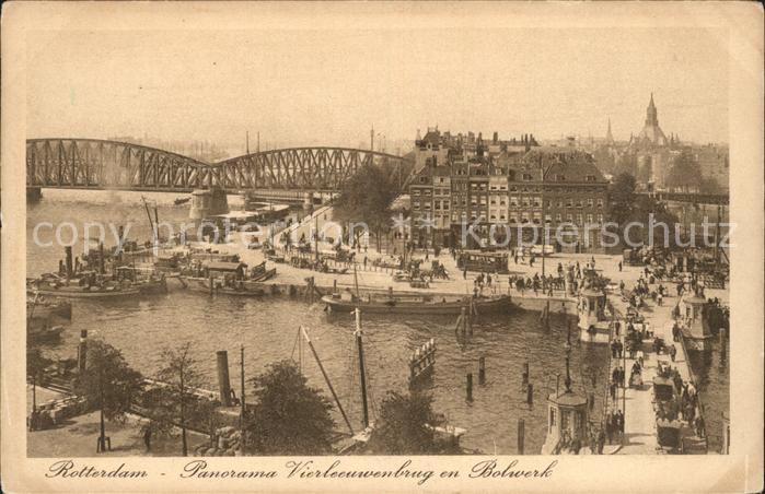 Rotterdam Vierleenwenbrug Bolwerk