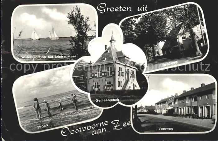Oostvoorne Niederlande Watersport Zandweg Voorweg Gemeentehuis Strand