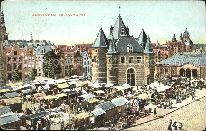 Amsterdam Niederlande Nieuwmarkt
